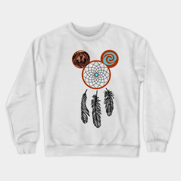 Wayfinder Dream Catcher Crewneck Sweatshirt by KimsCustomCrafts